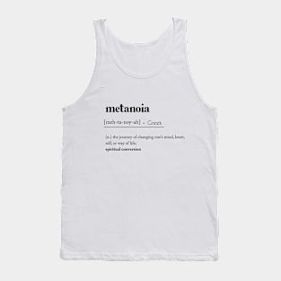 Metanoia Definition Tank Top